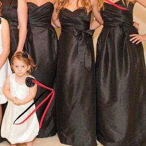 Black Bridesmaids Dress